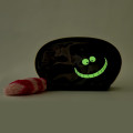 Japan Disney Store Clear Pouch - Cheshire Cat : Black Fluorescent Eyes & Mouth - 3