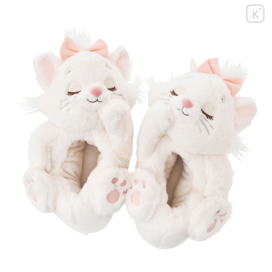 Japan Disney Store Plush Slippers - Marie / Sleeping Interior Animal - 2