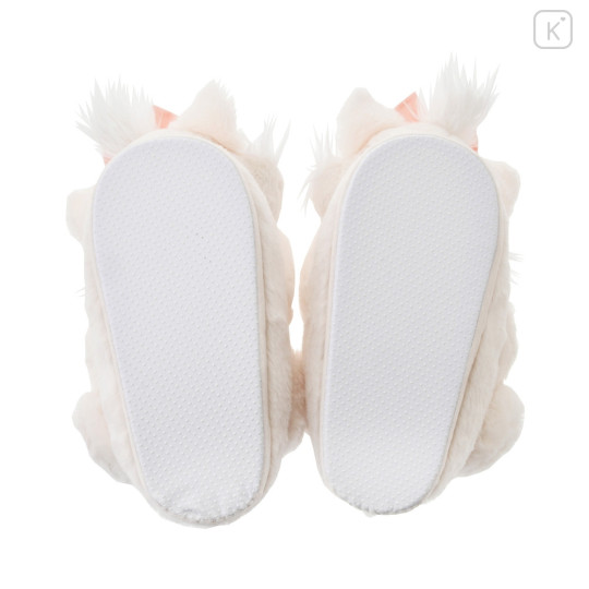 Japan Disney Store Plush Slippers - Marie / Sleeping Interior Animal - 6