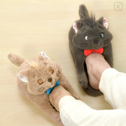 Japan Disney Store Plush Slippers - The Aristocats / Berlioz & Toulouse Interior Animal - 1