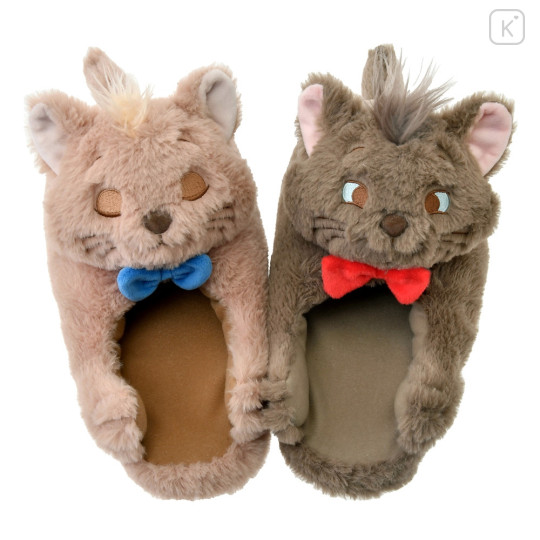 Japan Disney Store Plush Slippers - The Aristocats / Berlioz & Toulouse Interior Animal - 2