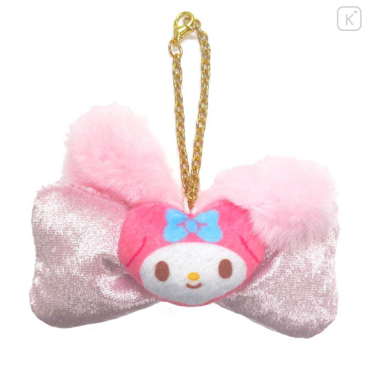 Japan Sanrio Bag Charm - My Melody / Fluffy Ribbon Heart - 1