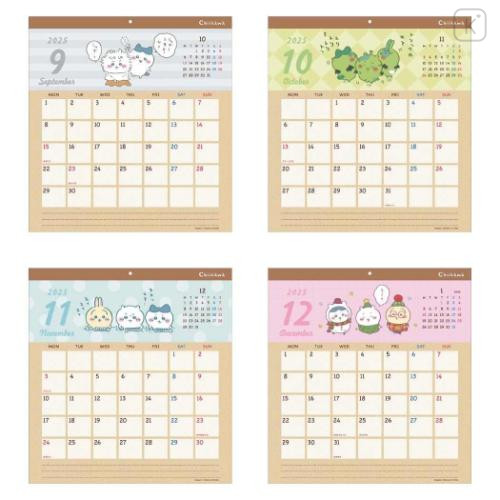 Japan Chiikawa Wall Calendar - Chiikawa & Friends / Happy 2025 - 4