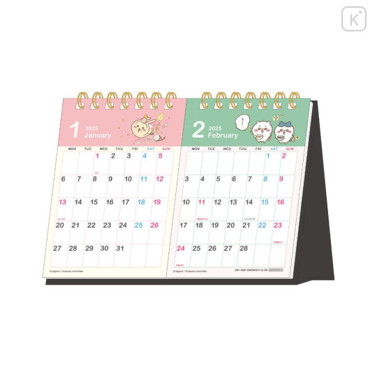 Japan Chiikawa Desk Calendar - Chiikawa & Friends / 2025 - 1