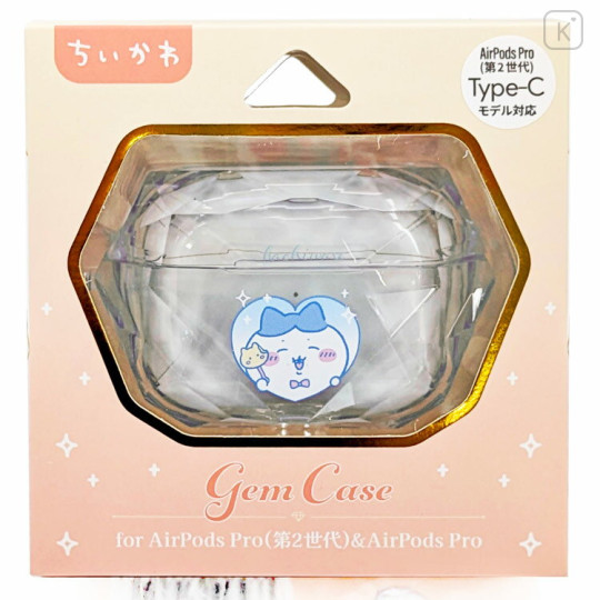 Japan Chiikawa AirPods Pro Gem Case - Hachiware - 1