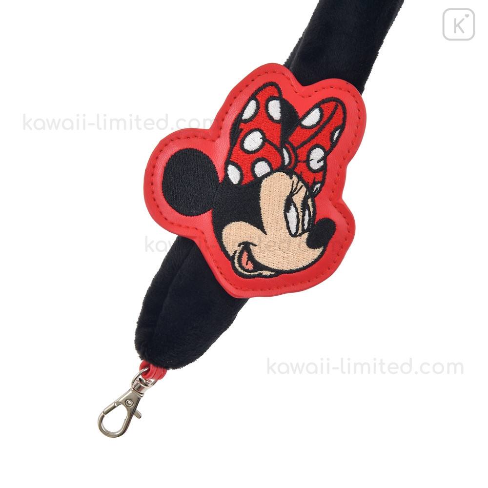 Minnie✌︎('ω'✌︎ )出品 Disney Minnie Mouse Plush Clip on Shoulder Stuffed Toy Tokyo
