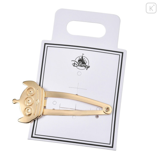 Japan Disney Store Gold Hairpin - Little Green Men Aliens : Face - 2