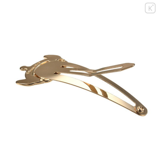 Japan Disney Store Gold Hairpin - Little Green Men Aliens : Face - 4