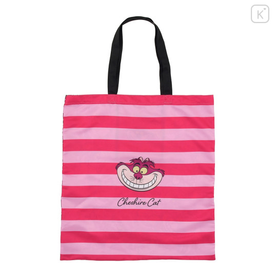 Japan Disney Store Eco Shopping Bag - Cheshire Cat / Striped - 2