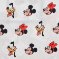 Japan Disney Store Eco Shopping Bag - Mickey Mouse & Minnie Mouse & Pluto / White - 7