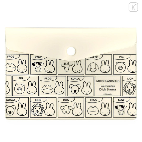 Japan Miffy Multi Case Folder - Miffy & Animals Ivory - 1