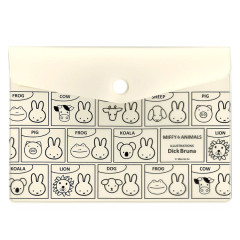 Japan Miffy Multi Case Folder - Miffy & Animals Ivory