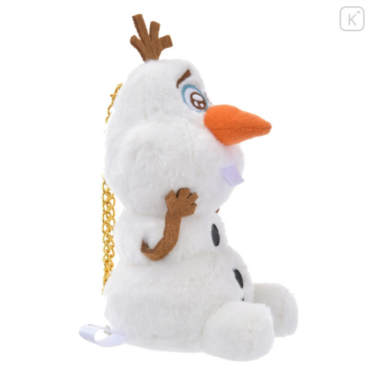 Japan Disney Store Fluffy Plush Keychain - Frozen Olaf / Uruuru Tears - 3