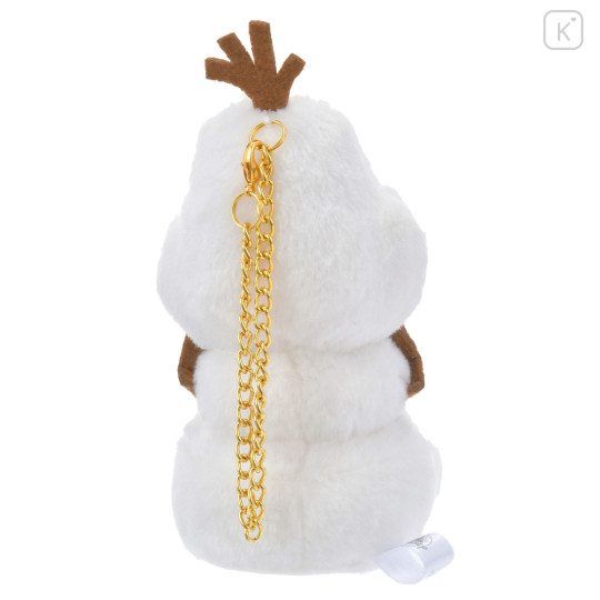 Japan Disney Store Fluffy Plush Keychain - Frozen Olaf / Uruuru Tears - 4