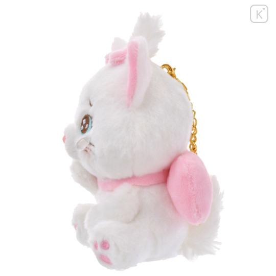 Japan Disney Store Fluffy Plush Keychain - Marie / Uruuru Tears - 2