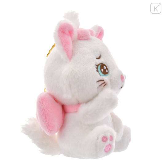 Japan Disney Store Fluffy Plush Keychain - Marie / Uruuru Tears - 3