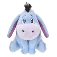 Japan Disney Store Fluffy Plush Keychain - Eeyore / Uruuru Tears