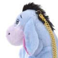 Japan Disney Store Fluffy Plush Keychain - Eeyore / Uruuru Tears - 5