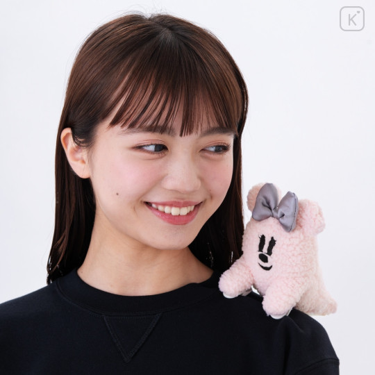 Japan Tokyo Disney Resort Shoulder Plush Toy & Keychain - Minnie Mouse Ghost : Halloween - 6