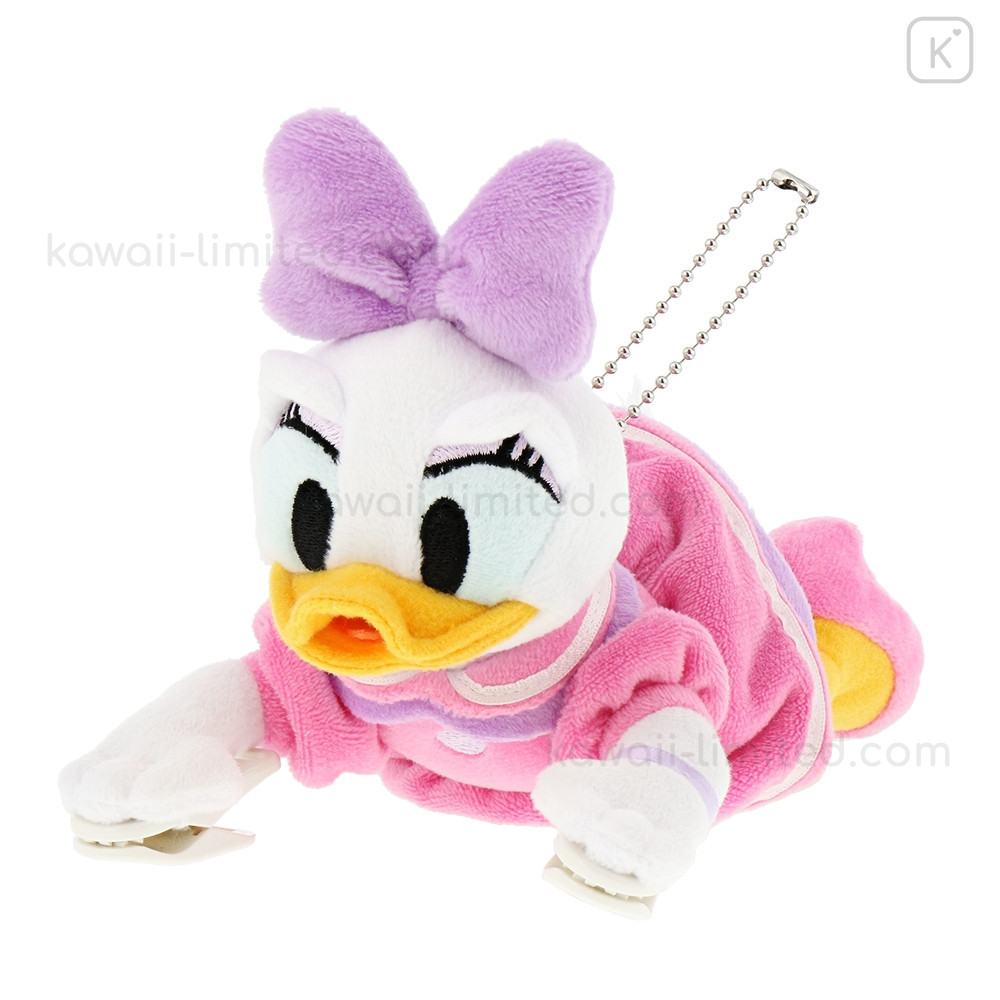 Disney Tokyo Daisy Duck Plush badge keychain deals BNWT