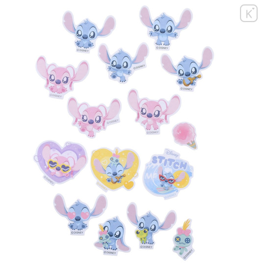 Japan Disney Store Die-cut Sticker Collection With Case - Stitch / Twinkle Eyes - 5