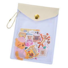 Japan Disney Store Die-cut Sticker Collection With Case - Piglet & Pooh & Tigger / Pooh's House