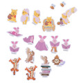 Japan Disney Store Die-cut Sticker Collection With Case - Piglet & Pooh & Tigger / Pooh's House - 5