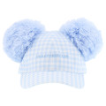 Japan Tokyo Disney Resort Cap - Mickey Mouse & Minnie Mouse : Light Blue Gingham - 3