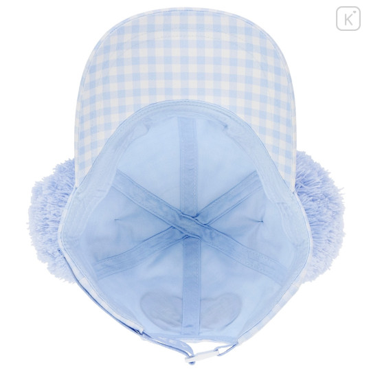 Japan Tokyo Disney Resort Cap - Mickey Mouse & Minnie Mouse : Light Blue Gingham - 4