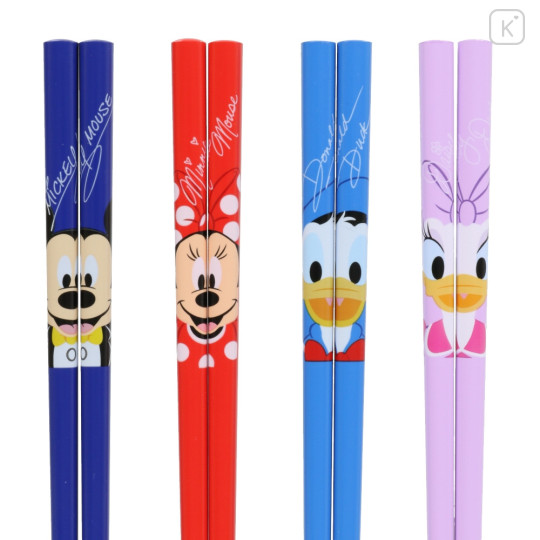 Japan Tokyo Disney Resort Bamboo Chopsticks Set 23cm - Mickey & Friends - 3