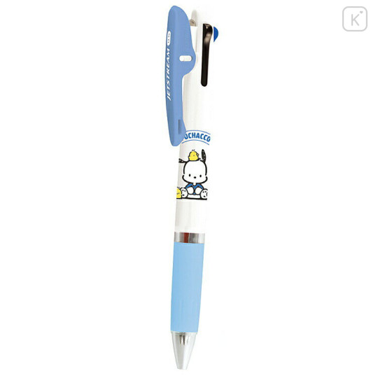 Japan Sanrio Jetstream 3 Color Multi Ballpoint Pen - Pochacco & Chick - 1