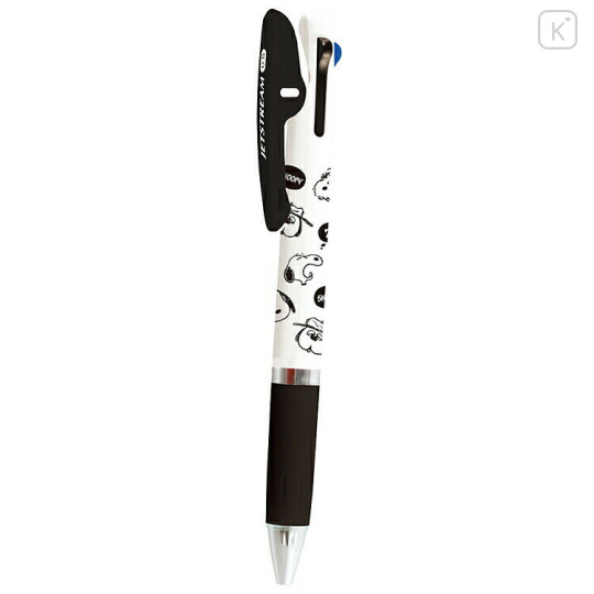 Japan Peanuts Jetstream 3 Color Multi Ballpoint Pen - Snoopy : Brothers Faces - 1