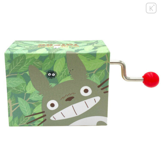 Japan Ghibli Hand Crank Music Box - My Neighbor Totoro / Green - 1