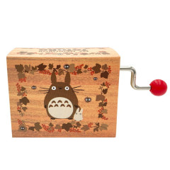 Japan Ghibli Hand Crank Music Box - My Neighbor Totoro / Autumn Brown