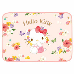 Japan Sanrio Fluffy Blanket - Hello Kitty / Flora