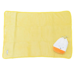 Japan Miffy Lap Blanket with Mascot Drawstring - Miffy / Yellow