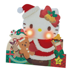 Japan Sanrio 3D Greeting Card - Hello Kitty / Christmas Party & Christmas Music