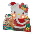 Japan Sanrio 3D Greeting Card - Hello Kitty / Christmas Party & Christmas Music - 1