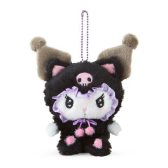 Japan Sanrio Mascot Holder - Kuromi / Black Cat Baby