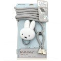Japan Miffy Multi Ring Plus with Mascot Strap - Miffy : Mascot Grey - 1