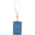 Japan Miffy Pass Case Card Holder & Reel - Miffy : Animal Blue - 2