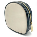 Japan Miffy Round Mesh Pouch - Miffy / Beige Black Gold - 2