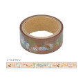 Japan Mofusand Transparent Masking Tape Set - Cat / Rabbit Baby Nyan Autumn - 2