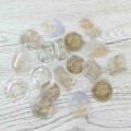 Japan Sealing Dear Clear Gel Wax Seal Sticker - Afternoon Beige & Gold Foil - 2