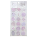 Japan Sealing Dear Clear Wax Seal Sticker - Purple Pink - 1