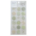 Japan Sealing Dear Clear Wax Seal Sticker - Green - 1