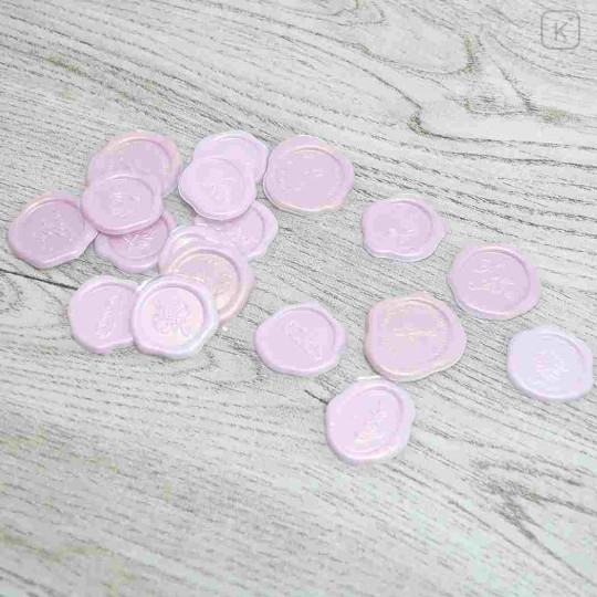 Japan Sealing Dear Pastel Wax Seal Sticker - Pink - 2