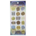 Japan Sealing Dear Stella Pastel Wax Seal Sticker - Blue Yellow & Gold Foil - 1