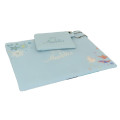 Japan Disney Flat Pouch Set - Jasmine : Watercolor Drawing Blue - 2
