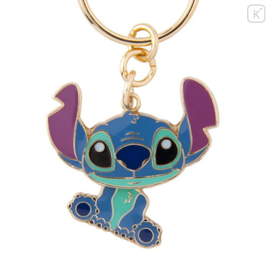 Japan Tokyo Disney Resort Metal Keychain - Stitch - 3